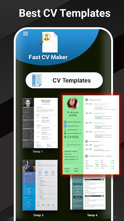Resume Builder PDF-Cv Maker - 1.6 - (Android)