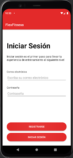 Android application FlexFitness screenshort
