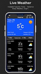 Digital Compass & Weather Map