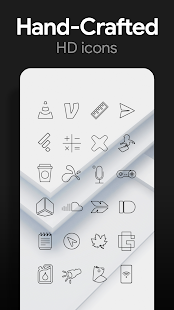 Lines Dark - Icon Pack Screenshot