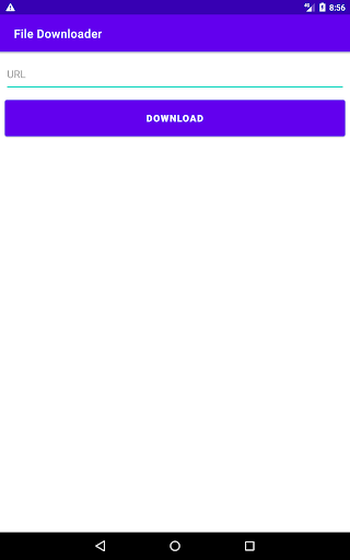 File Downloader Screen 3