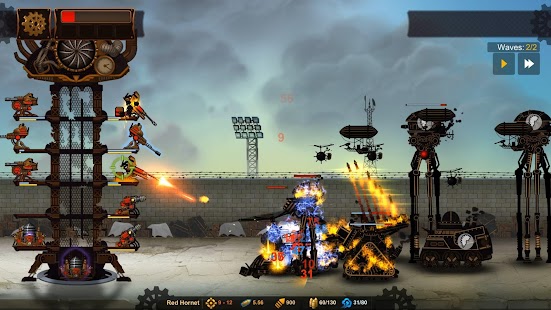 Steampunk Tower 2 Defense Game Screenshot