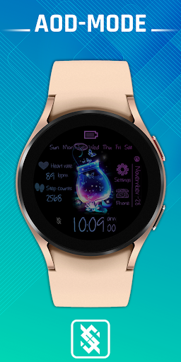 BFF41-Neon Art Wish glass bott Screen 2