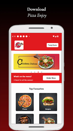 Android application Pizza Enjoy Newcastle screenshort