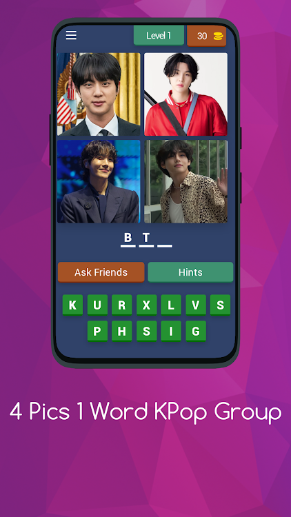 4 Pics 1 Word KPop Group - 10.9.7 - (Android)