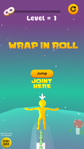 Android application Wrap and Roll screenshort