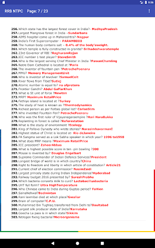 RRB NTPC 2020 1000 One liner Q