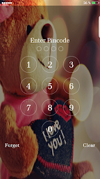 Teddy Bear Pin Lock Screen - Teddy Bear Wallpaper