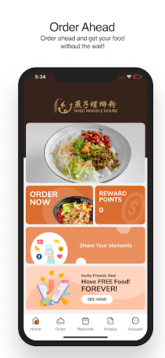 Android application Yanzi Noodle House screenshort