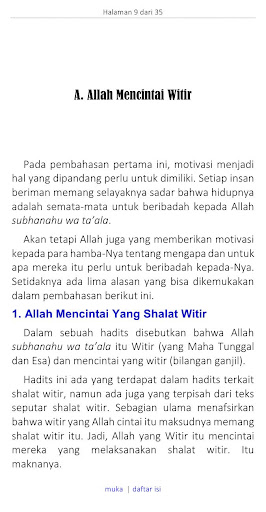 Allah Witir Mencintai Witir Screen 3