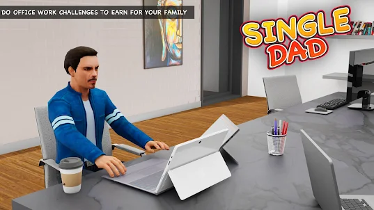 Virtual Single Dad Life Sim 3D