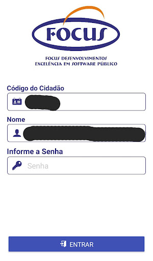 Android application Cartão Saúde - Focus screenshort