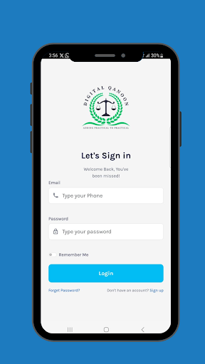 Android application Digital Qanoon screenshort