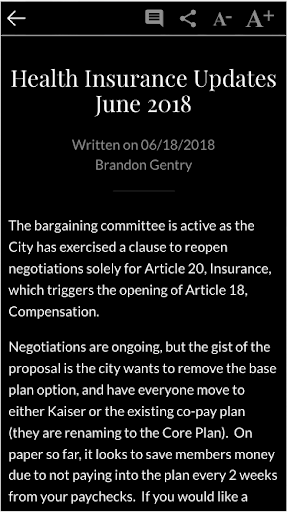 Android application Gresham POA screenshort
