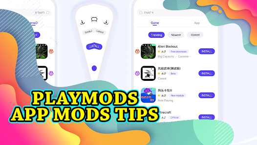 Playmods App Mods Tips 1.0.0 APK + Mod (Unlimited money) إلى عن على ذكري المظهر