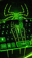 Neon Electric Spider Keyboard Theme