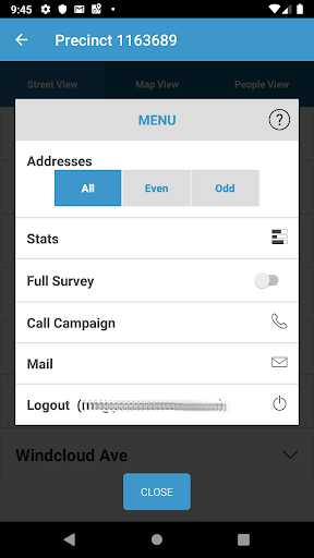 PDI Mobile Connect Screen 2