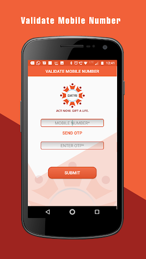 DATRI Donor Registration Screen 2