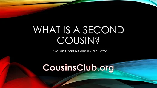 What is a second cousin? 1