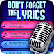 Don't Forget the Lyrics - Androidアプリ