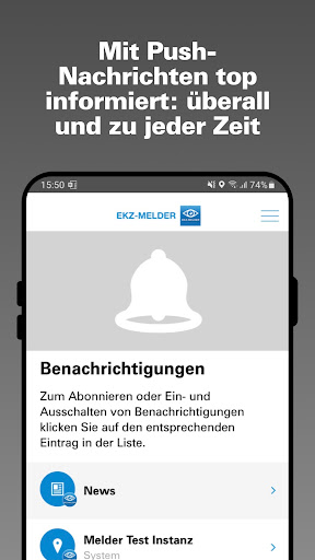EKZ-Melder Screen 2