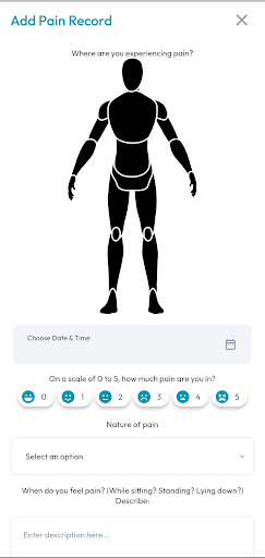 CANSA Pain Manager Screen 2