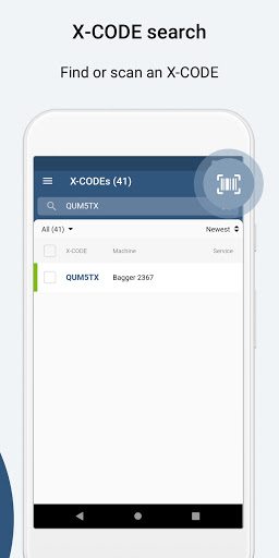 X-CODE Manager Screen 3