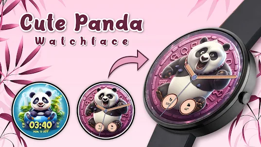 Cute Panda Watch Faces