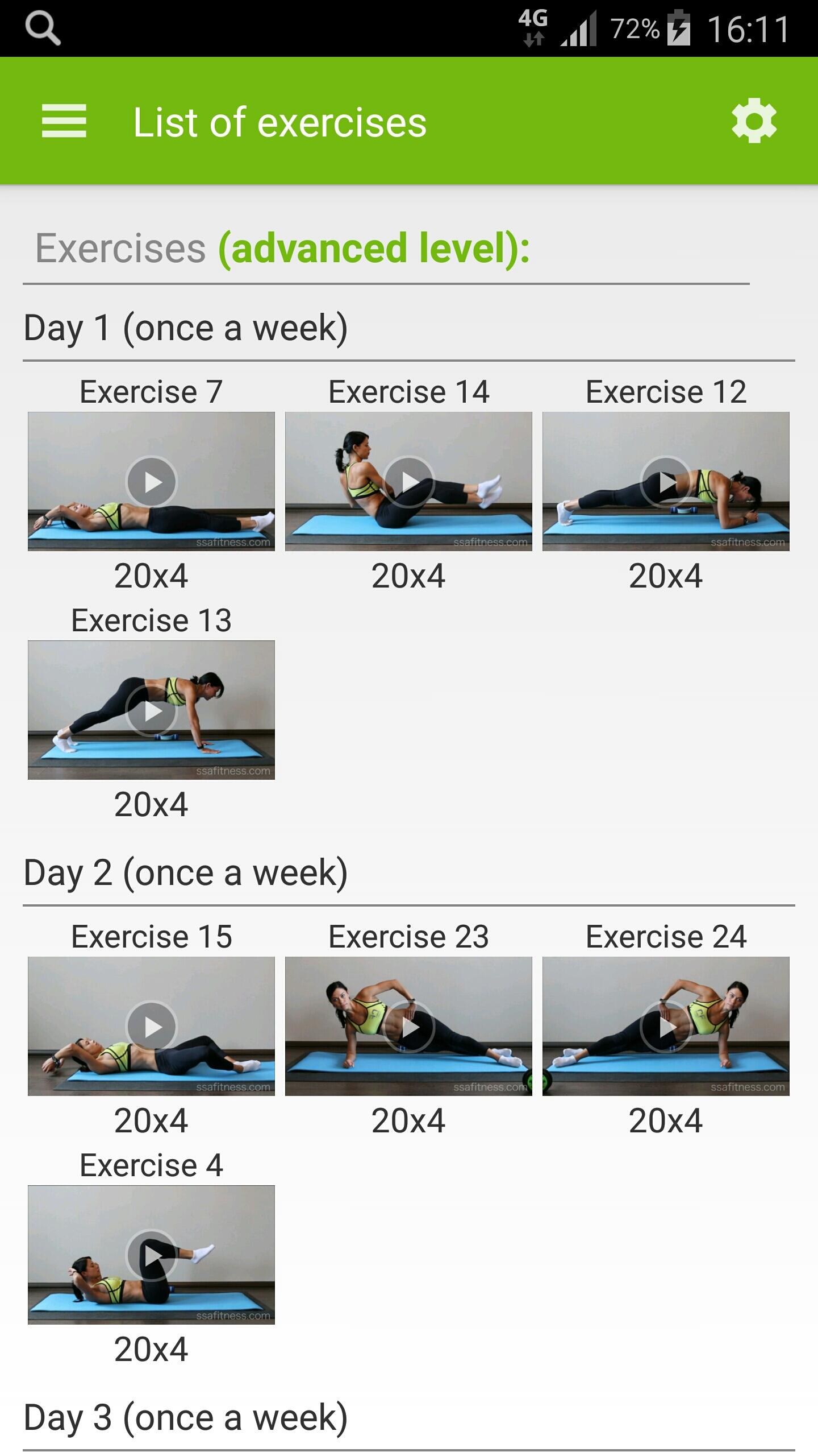 Android application Abs Workout Exercises screenshort