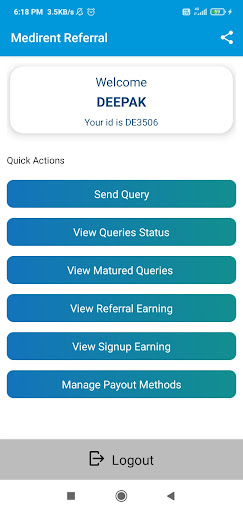 Medirent Referral Screen 3