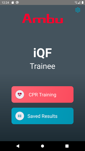 Android application Ambu® iQF Trainee screenshort