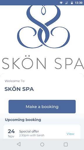 Android application SKÖN SPA screenshort