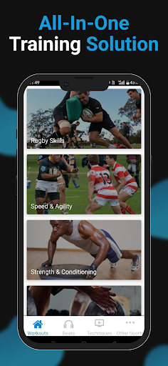 Screenshot of Rugby Training