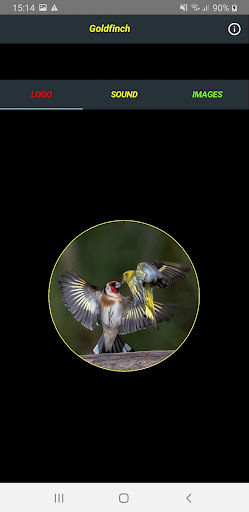 Android application Goldfinch screenshort