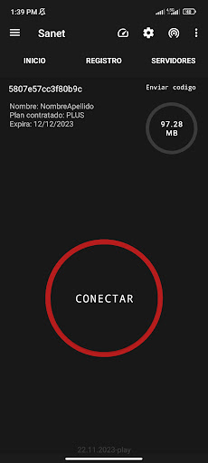 Sanet VPN Screen 2