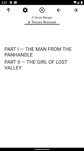 Android application Book, A Texas Ranger screenshort