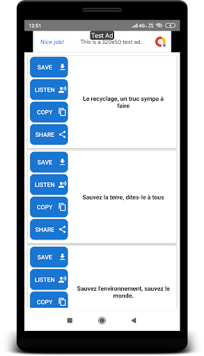 Slogans In French Screen 3