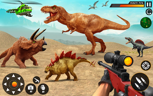 Wild Dino Hunting Zoo Games MOD APK (Premium/Unlocked) screenshots 1