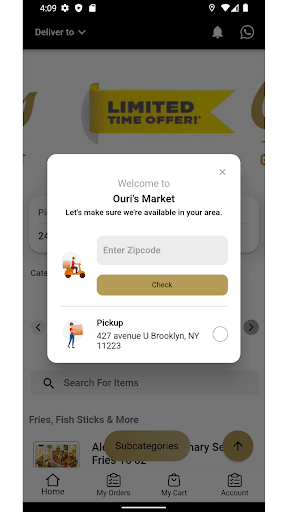 Android application Ouri's Market screenshort
