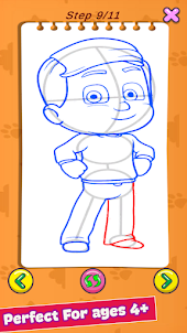How to Draw PJ SuperHeroes