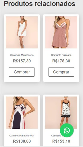 Android application Requinte Modas screenshort