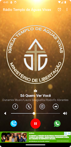 Rádio Templo de Águas Vivas Screen 3