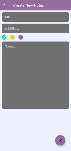 Notes App Screen 2