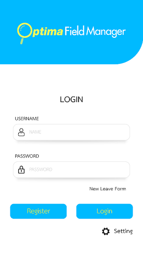 Optima Field Manager Screen 2