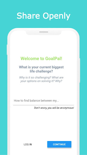 Android application GoalPal screenshort