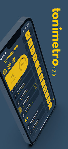 Android application Tonimetro screenshort