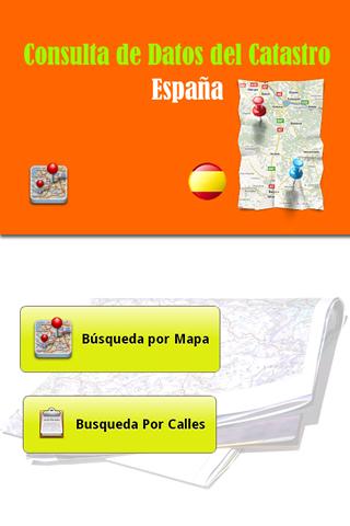 Android application Catastro España screenshort