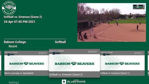 Android application Babson College Sports Network screenshort