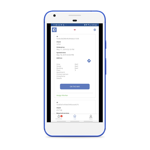 Android application ClickFix Worker screenshort