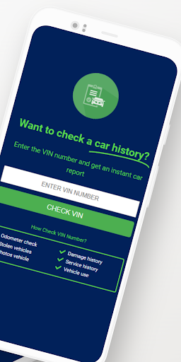 Car History Check - VIN Check Screen 2